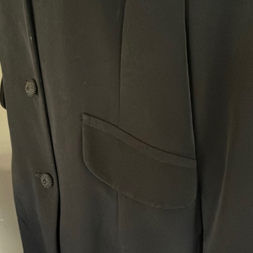 VINTAGE ANNE KLEIN PETER PAN COLLAR RAIN/TRENCH COAT SIZE SMALL - Picture 9 of 15